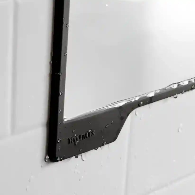 Tooletries The Oliver Shower Mirror Charcoal