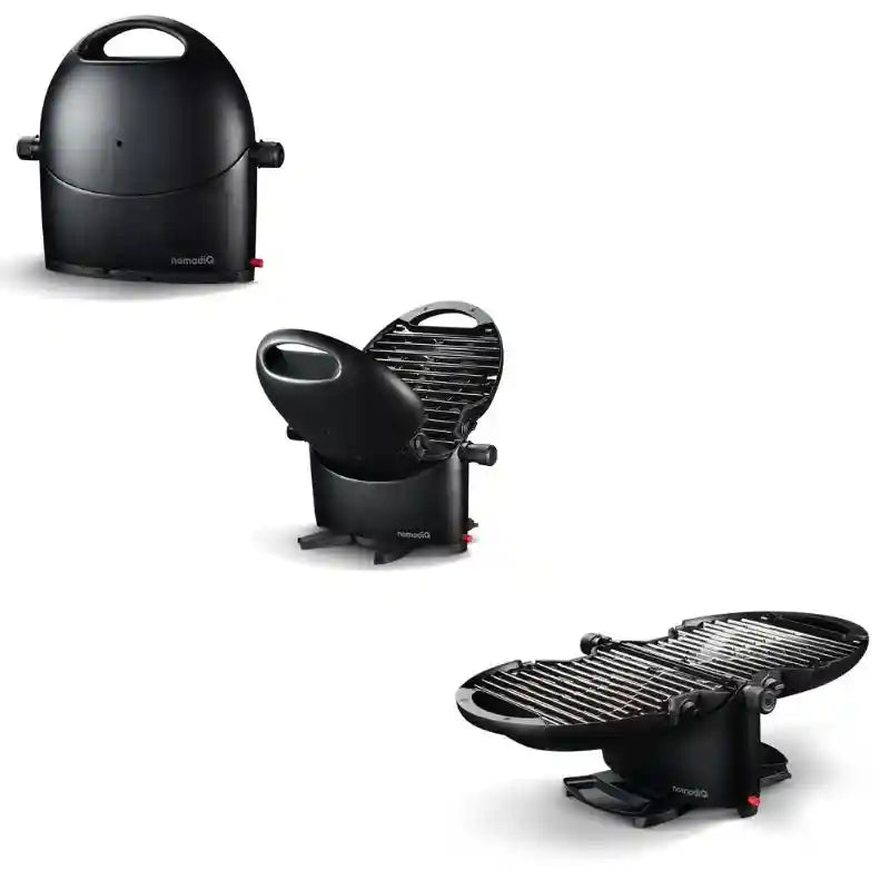 Nomadiq Portable Folding Gas Bbq - Black