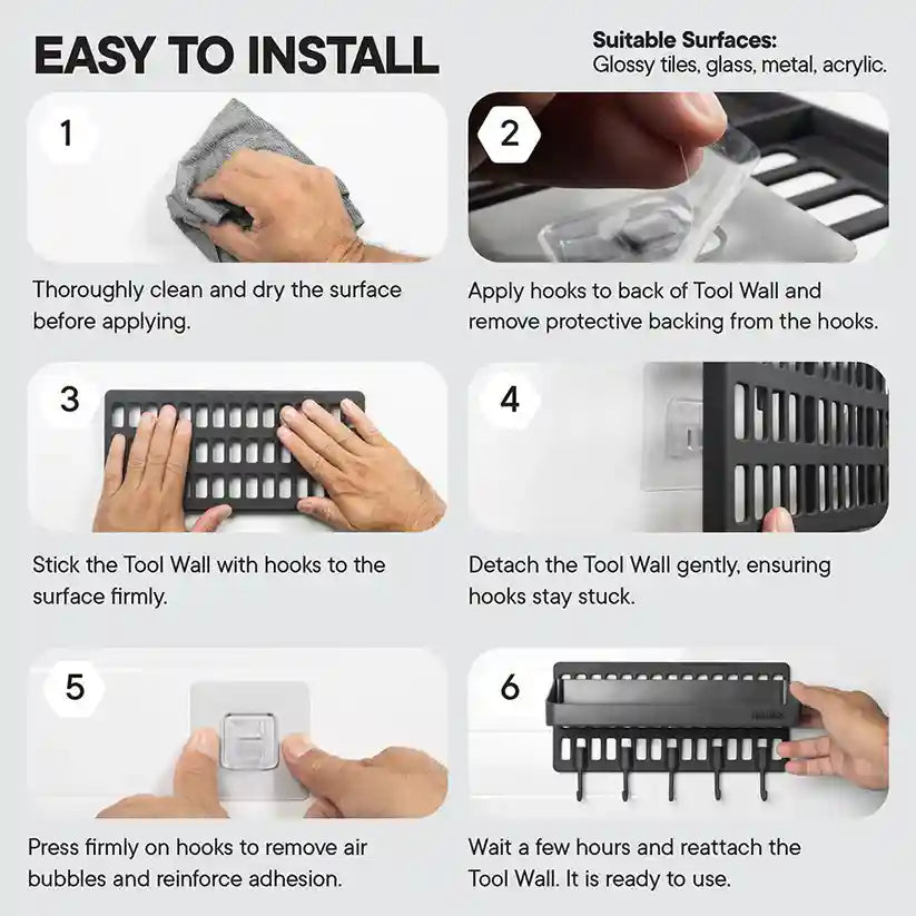 Tooletries The Tool Wall Shower Caddy