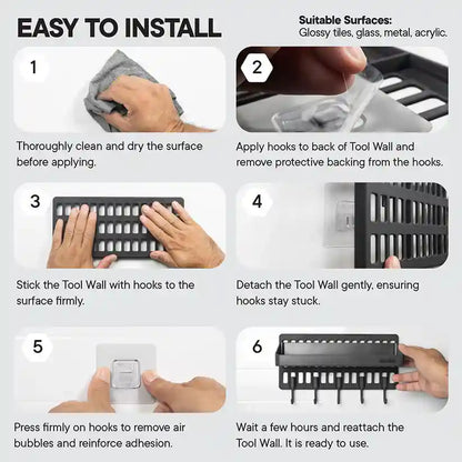 Tooletries The Tool Wall Shower Caddy