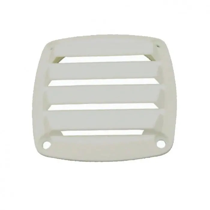 White Plastic Louvre Vent 90x90mm Vent for Caravan or RV