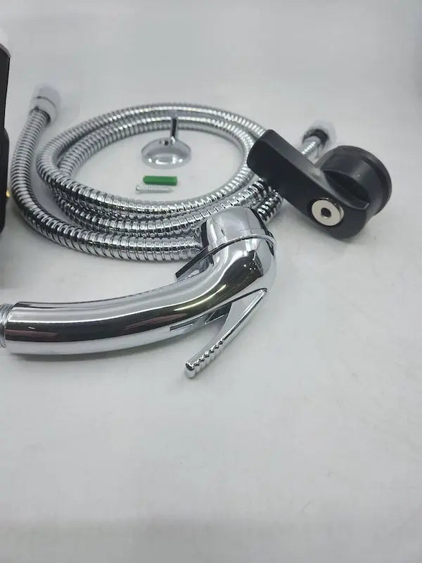 Black Plug in External Shower Point