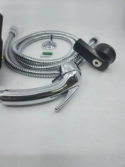 Black Plug in External Shower Point