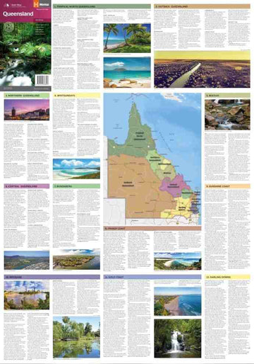 Hema Queensland State Map