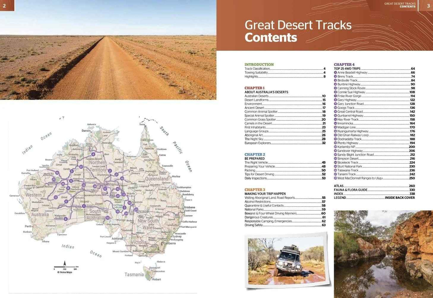 Hema Great Desert Tracks Atlas and Guide