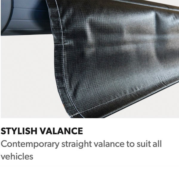 Dometic 8700 Awning - 15Ft Charcoal Black - Fabric on Roll (No Arms)