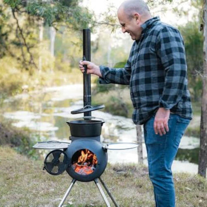 Campfire Dutch Camp Oven Pre Seasoned 4.5 Quart