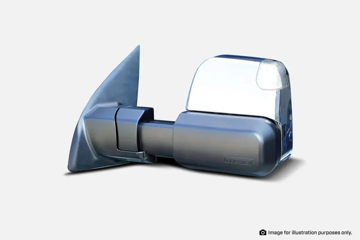 MSA Towing Mirror compatible with Toyota Hilux Chrome