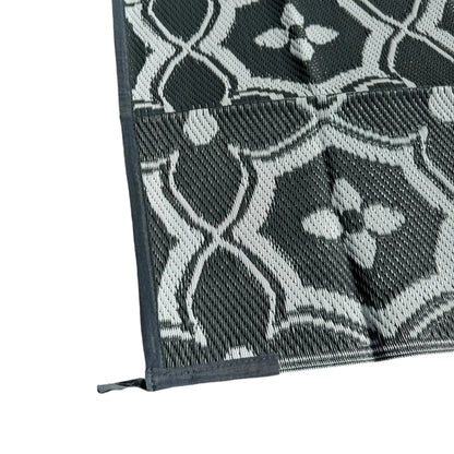 Caravan Camping Mat Classic Grey White 1.5m x 2.43m