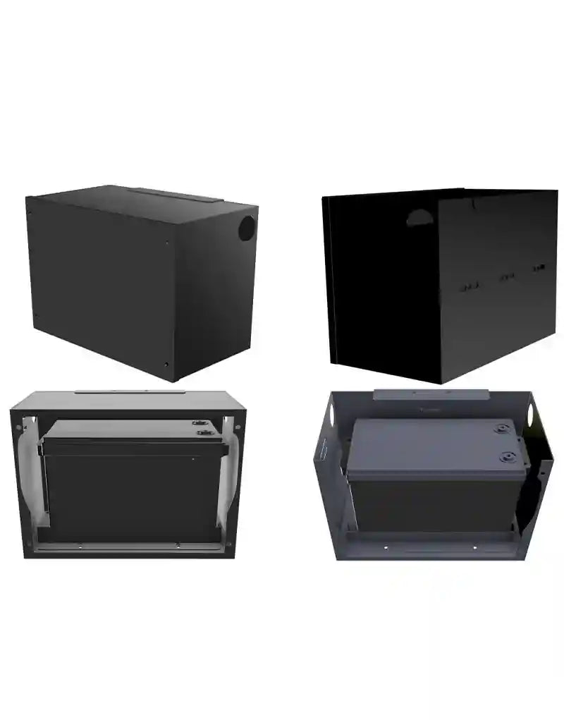 COAST RV Steel Chassis Mount Battery Box T/S RENOGY 300AH Mini Battery