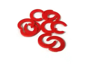 JG 12mm Red Locking Clip in Bags of 10. Pm1812R