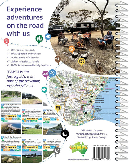 Hema Camps 12 Easy to Read Campsite photos and larger maps - Everything Caravans