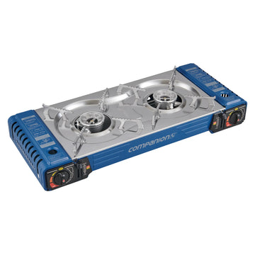 Companion Double Butane Stove with Hotplate