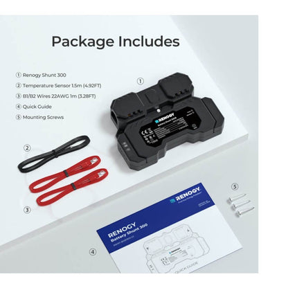 RENOGY CORE 500-11044 Battery Shunt 300 (AU MODEL) — RSHST-B02P300-G1-AU