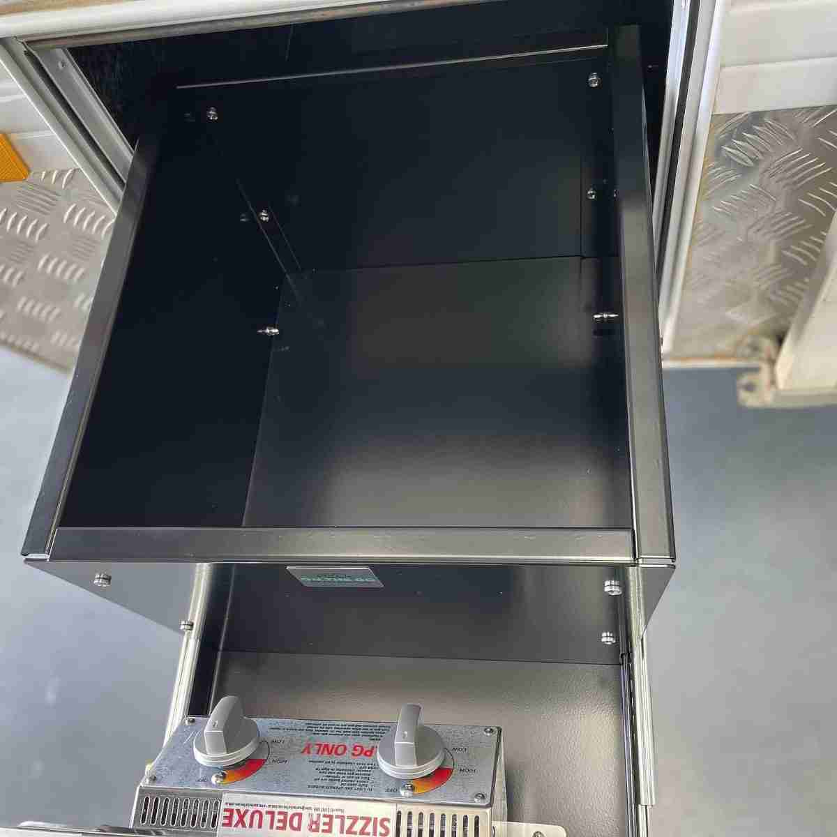 BBQ Slide Combo 400mm wide All-Terrain Tunnel Boot Draw Slide - BBQ Sold separately