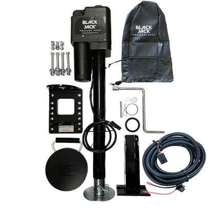 Black Jack Electric Trailer Jack – Master - with Wiring Harness