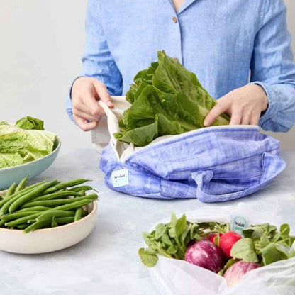 Produce Pod - Reusable Veggie Bag for Fridge - Plum