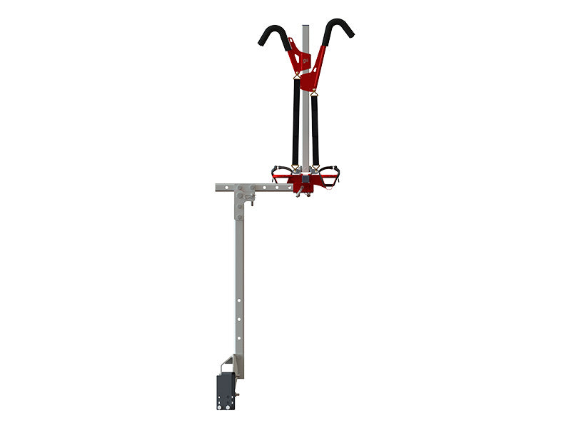 Gripsport Complete Tilting Caravan Rack for 2 Bikes with Tall Bolt On Mount Kit