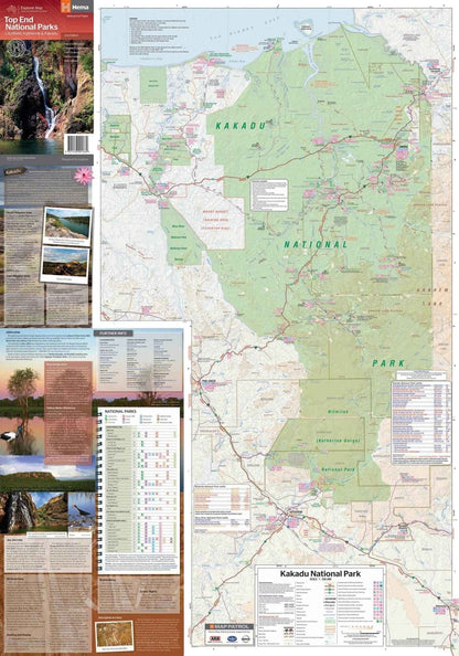 Hema Top End National Parks Map Litchfield Katherine and Kakadu