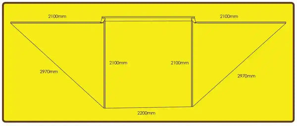 Eezi-Awn Dragonfly 180 Awning 2.3M Freestanding Left Side Mount Beige - Black Friday Sale - Everything Caravans