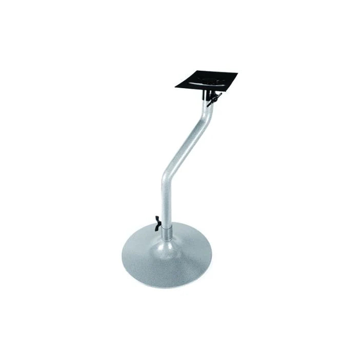 Wineglass Table Leg - Bent - removable table leg assembly in Grey