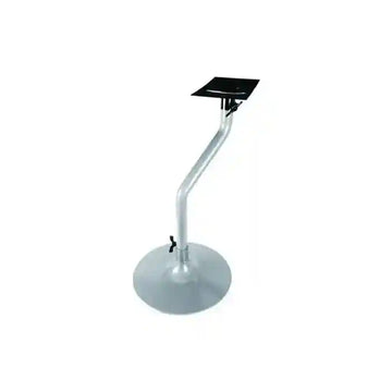 Wineglass Table Leg - Bent - removable table leg assembly in Grey
