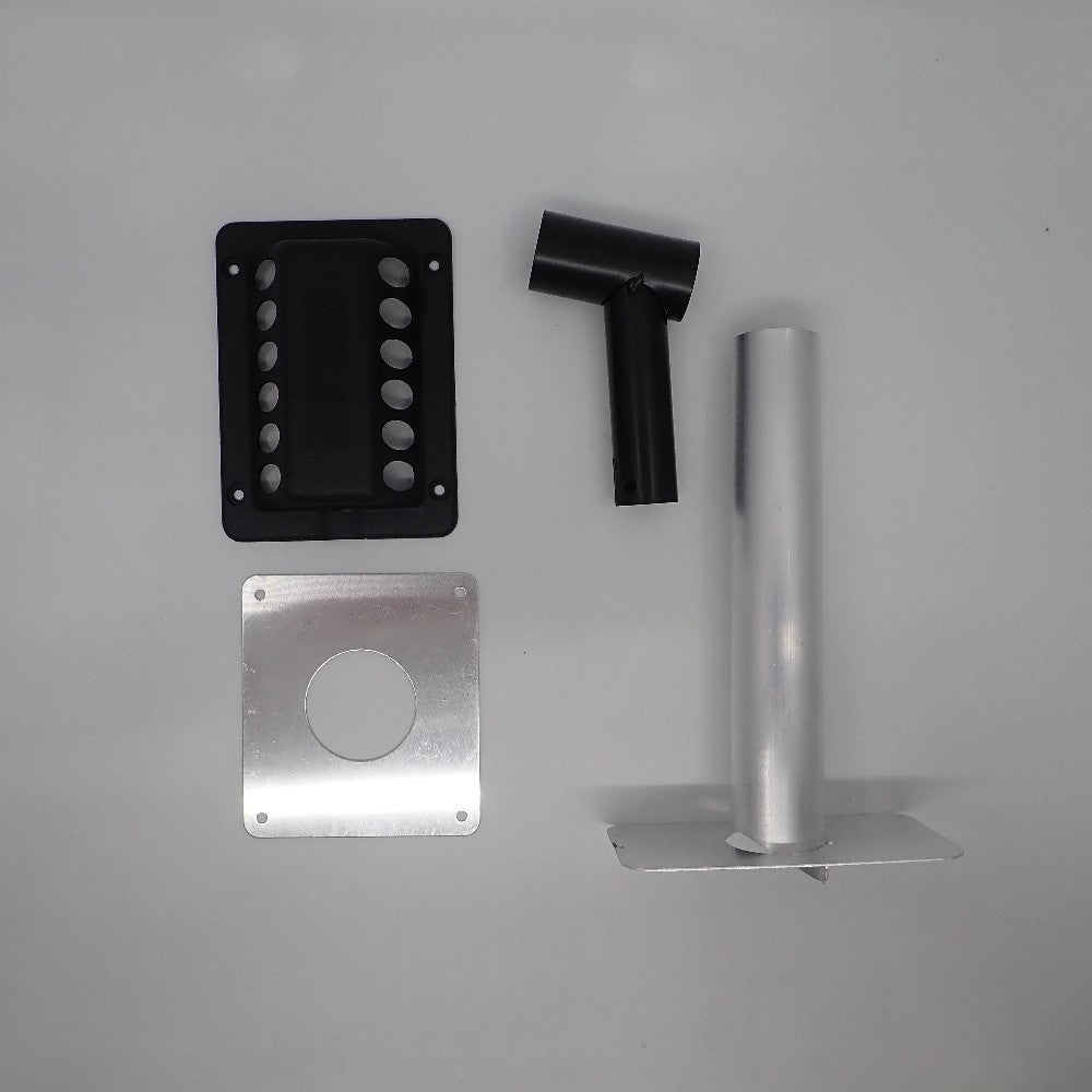 Complete Black Vent Set for 3 Way Fridge Dometic Caravan Fridge Above 90 Litres