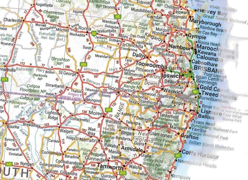 Hema Australia Wall Map