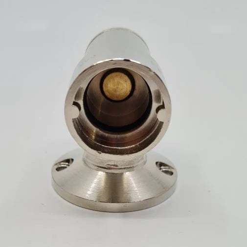 Chrome Bayonet Floor Socket 90 Degree