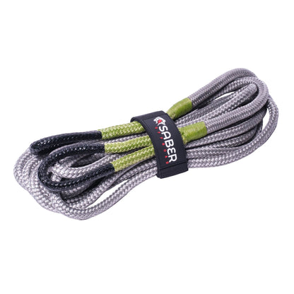 Saber 2,000KG Offroad Kinetic Recovery Rope & Bag — up to 30% stretch SBR-2KRR