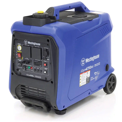 Westinghouse iGen4750AS Inverter Generator with Electric Start and Remote Control for 4750 Starting Watts / 3800 Running Watts