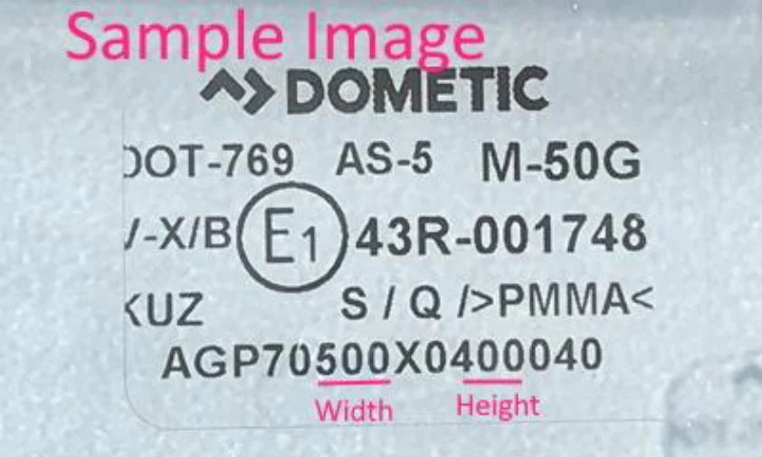 Dometic Sietz Window Stay (Pair) BG3637 300mm High Window Friction Type