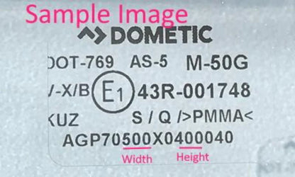 Dometic Sietz Window Stay (Pair) BG3637 300mm High Window Friction Type