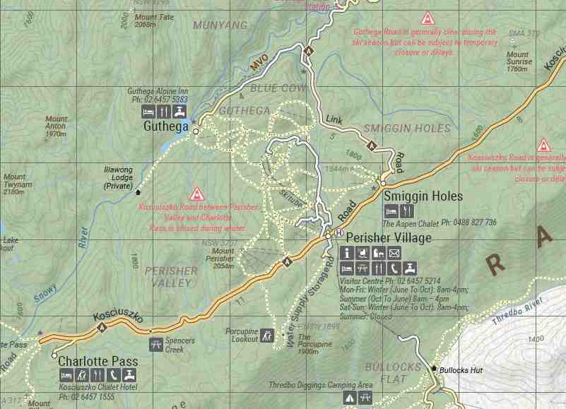 Hema The Victorian High Country - North Eastern Map