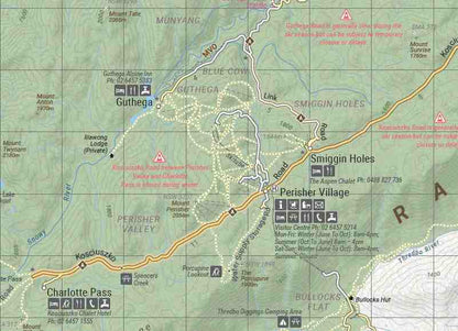 Hema The Victorian High Country - North Eastern Map