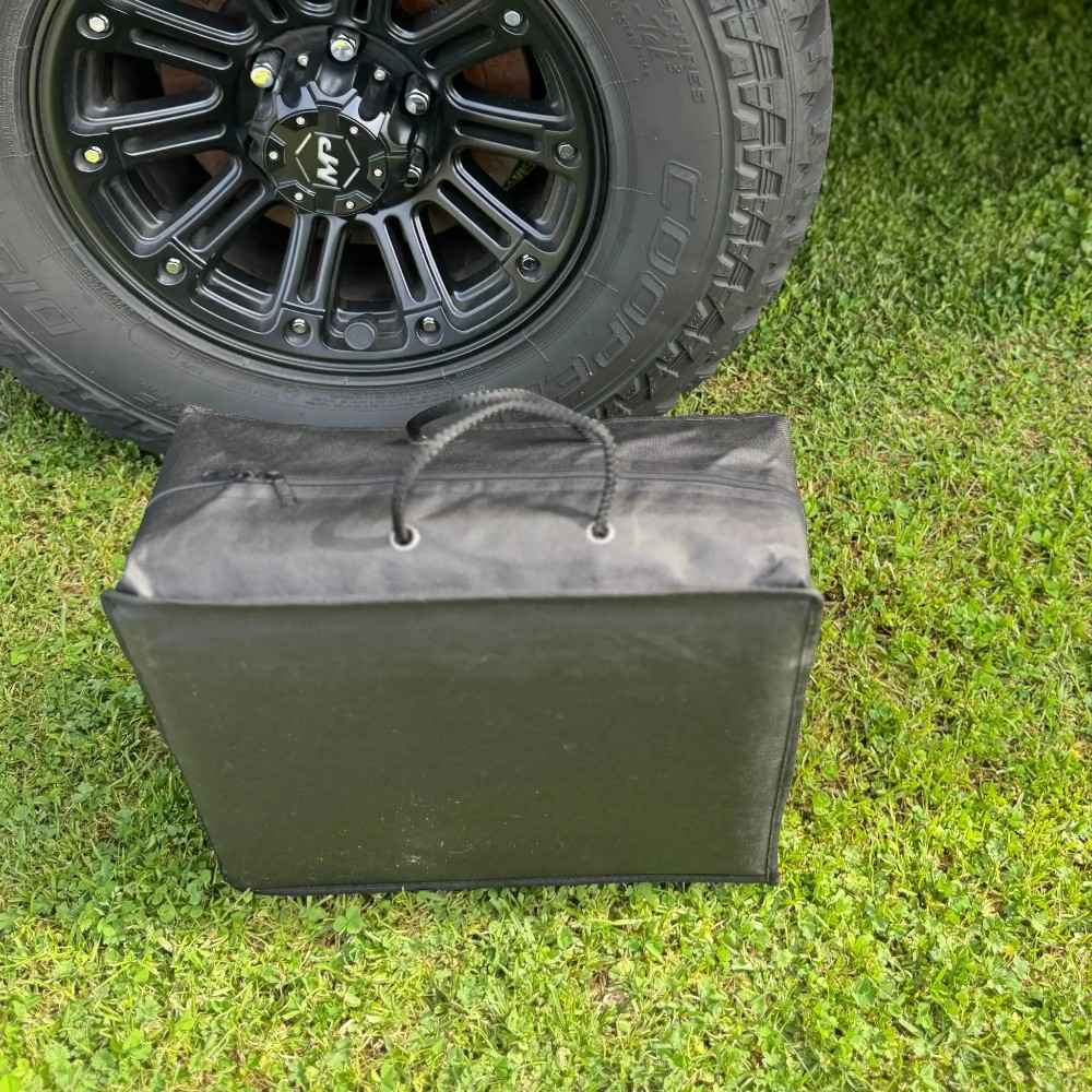 Caravan Camping Mat and Pegs Classic Grey White 1.5m x 2.43m - with Free PEG Set