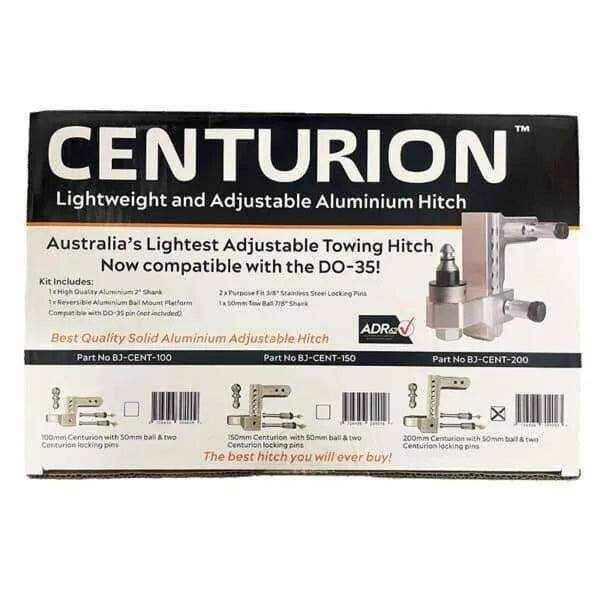 Black Jack Centurion Adjustable Hitch 150mm - Everything Caravans