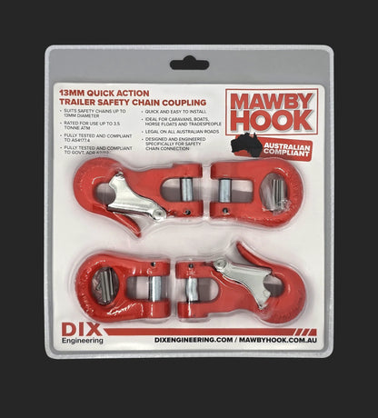 Mawby Hook Safety Chain Coupling  - 1 Set