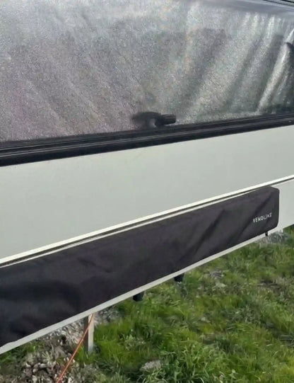 Vendline Caravan Clothesline Dust Cover Black - 1000mm