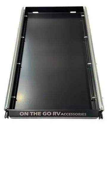 430mm wide Tunnel Boot Draw Slide x 700mm Long with tie down points - Everything Caravans
