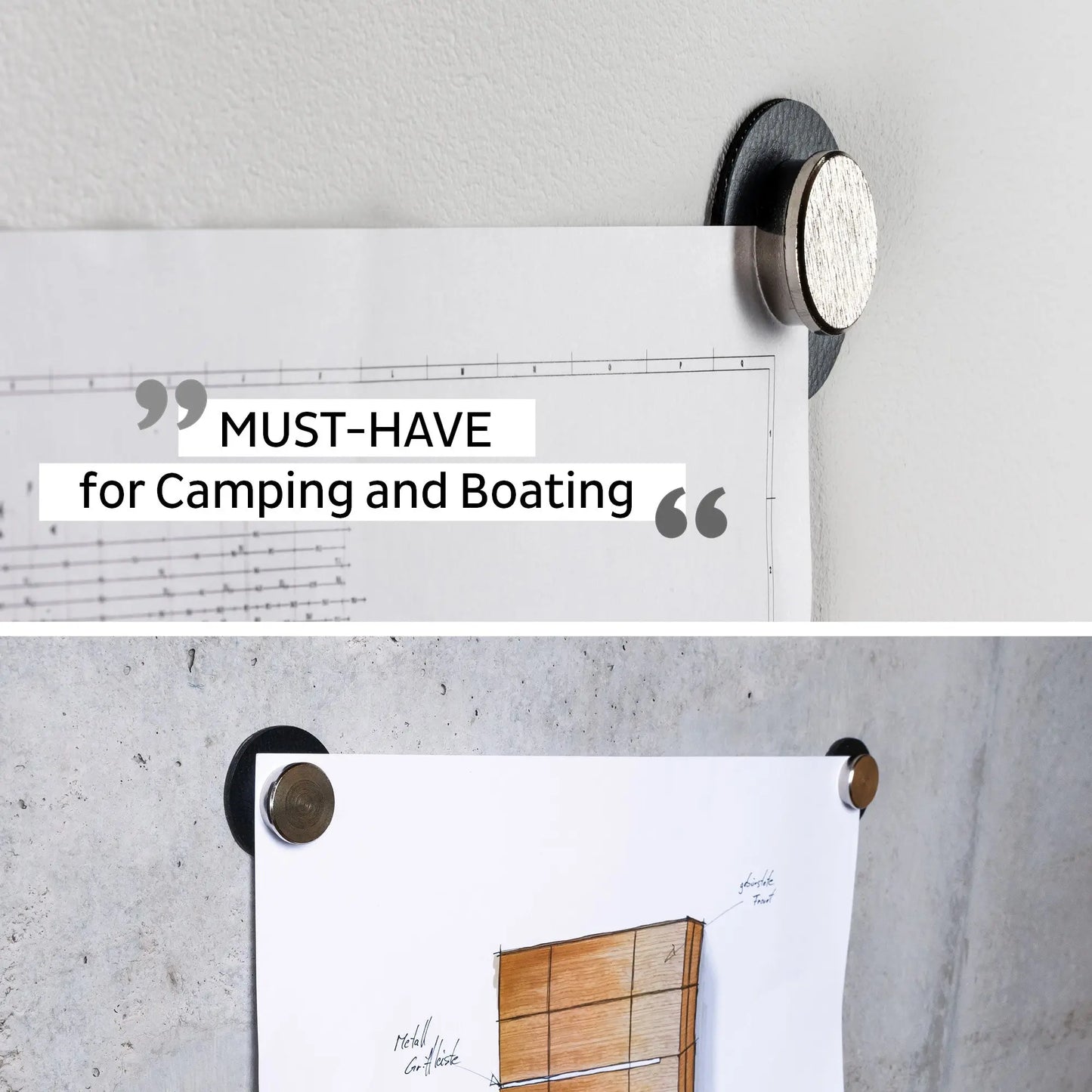 Magnetic Pins SMART incl. Pads BLACK By Silwy