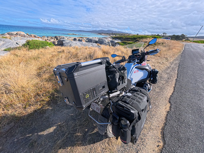 Evakool Adventure 18L Motorcycle Fridge (with battery and mounting bracket)