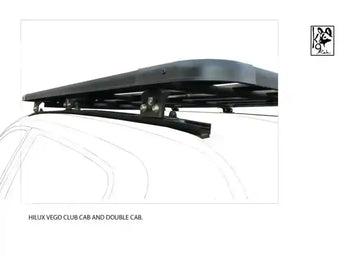 K9 Roof Racks compatible with Hilux Pre 2015 Double Cab 1250WX1400L - Summer Sale