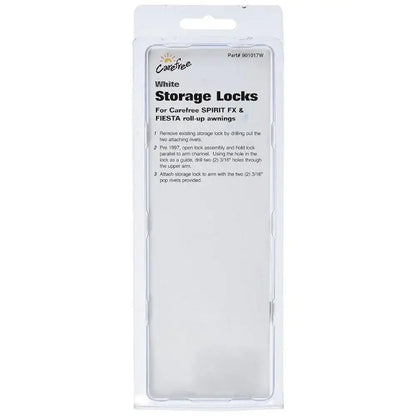 Carefree White Travel Lock 901017W 200-34050 for Carefree Awning