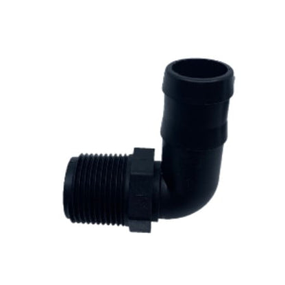 Poly Elbow 90degree Male Thread x Hose Barb - 25mm x 32mm