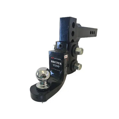 Titan Brutus Adjustable 210mm Hitch Approx 2inch Adjustment 70mm Tow Ball - HHB-210-70
