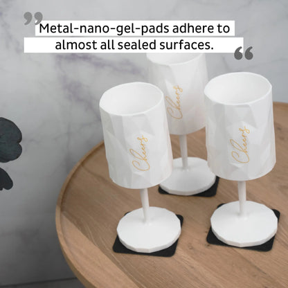 Magnetic Plastic Glass WINE "CHEERS" 0.3l by Silwy