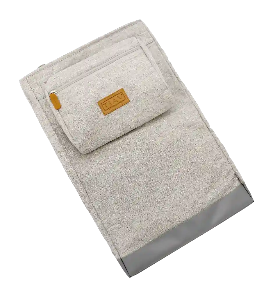 Navigator Gear TIAV Fold Away Laundry Basket Light Grey - in store only
