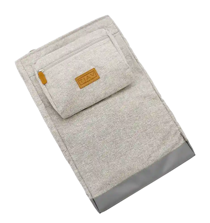 Navigator Gear TIAV Fold Away Laundry Basket Light Grey - in store only