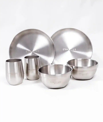 Stratus Outdoors DINNERWARE SET - TWIN - Everything Caravans
